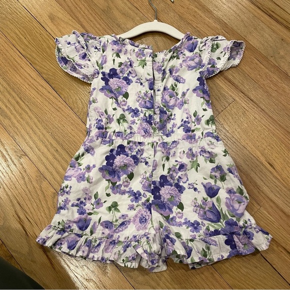 Janie and Jack The Petal Perfect Romper - Picture 6 of 6